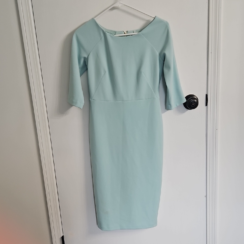 Calvin Klein Mint Sheath Midi Dress